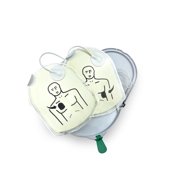 cartuchos, electrodos y batería para desfibrilador